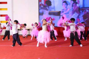 Performance by LKG students   